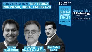 Conversation: G20 Troika: Indonesia, India, and Brazil virtual