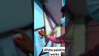 letest wallpaint ️ #shorts #trending #viralvideo #ytshorts#art #painting l