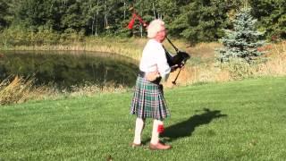 Sandy Berman's 80th Celebration with Bag pipes