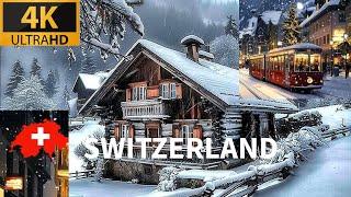 SWITZERLAND - WINTER IN THE ISOLATED SWISS VILLAGES - ISOLATED PEOPLE IN THE SWISS MOUNTAINS️