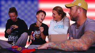 Graham Family Tries American Candy and Snacks