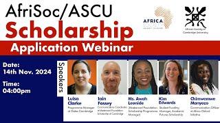 Scholarship Application Webinar