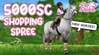 5ksc Shopping Spree *BUYING HORSES* | Star Stable