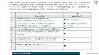 AICPA美国注册会计师2023/2024保过培训_TBS(SIM)大题专精课-FT002 Cash Flow Classification