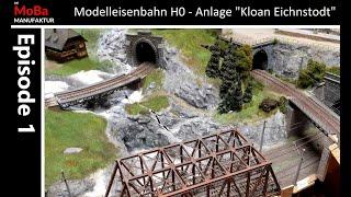 Modelleisenbahn H0 - ANLAGENVORSTELLUNG des wird  noch viel Arbeit... Bau Renovierung   Roco Anlage