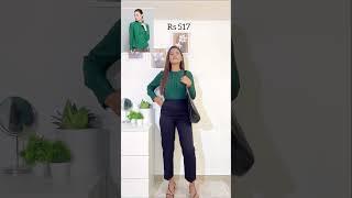 Formal wear top #myntra #myntrahaul #youtubeshorts #haul #officewear #office #shorts #shoppinghaul