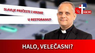 Slavlje pričesti i krizme u restoranu? - Halo, velečasni?