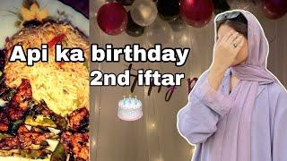 sisters birthday,|2nd iftari| birthday vlog|| Zainab Fatima vlogs