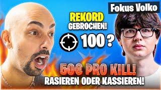 100 KILLS IM 50€ PRO KILL RASIEREN UND KASSIEREN?! VOLKO ON FIRE 