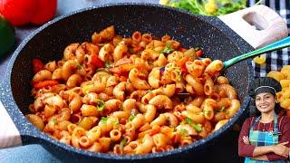 എത്രവേണേലും കഴിച്ചുപോകും Quick & Delicious Macaroni Pasta Recipe| Indian Style Masala Macaroni