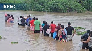 Aumentan las alertas en varios departamentos de Honduras por una estacionaria tormenta tropical