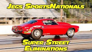 NHRA Super Street ELIMINATIONS Round 1 JEGS SportsNationals 2024