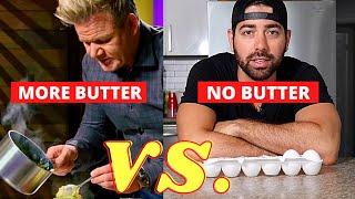 Gordon Ramsey Scrambled Eggs NO BUTTER!!! Gordon Don't Kill Me