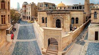 The old fortress in Baku with the Palace of the Shirvanshahs.