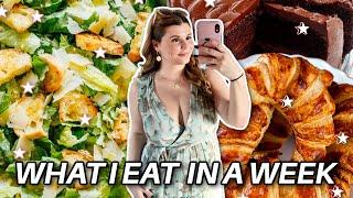 WHAT I EAT IN A WEEK // EASY & *REALISTIC*