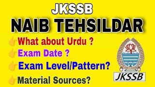 JKSSB Naib Tehsildar Aspirants Must Watch
