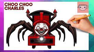 How To Draw Choo Choo Charles | Easy Step By Step Drawing Tutorial