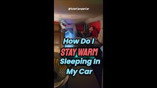 How Do I Stay Warm Sleeping In My Car? #houseless #c #cheapliving #smartliving #vanlife #car #cold