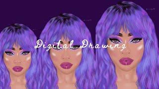 Digital Portrait | Draw With Me | Manahyl S.