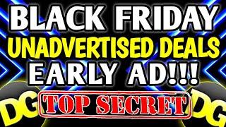 BLACK FRIDAY AT DOLLAR GENERAL! UNADVERTISED SALES! EARLY AD PREVIEW & MORE!