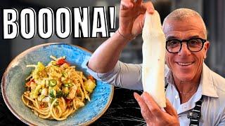 Pasta al baccalà con pomodorini e broccoli - Ricetta di Chef Max Mariola