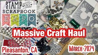 Massive Stamp and Scrapbook Expo Haul (GIVEAWAY CLOSED) | March 2024