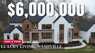 Inside a 6 Million Dollar Home in Nashville - New Construction - Nashville Real Estate