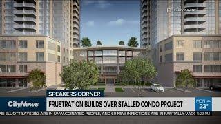 Frustration builds over stalled condo project