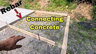 How To Connect Concrete Pads