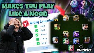 WORST formation efootball 2024 mobile