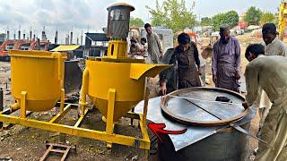 The Grout Cement Automatic Plant (Pump) Manufacturing with Basic Tools in Local Workshop