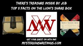 Top 5 Facts on Lion's Share Box of There's Treasure Inside #joncollinsblack #therestreasureinside