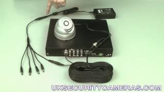 CCTV - How to connect the system - uksecuritycameras.com