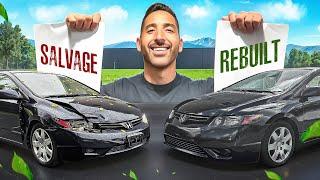 From Salvage Title Car To Rebuilt Full Process