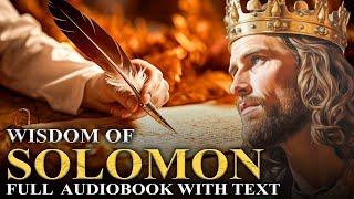 WISDOM OF SOLOMON  The Missing Book Of Solomon | Full Audiobook With Text (KJV)