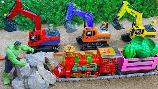 Diy tractor mini Bulldozer to making concrete road | Construction Vehicles, Road Roller #14