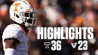 HIGHLIGHTS: No. 8 Vols 36, Vanderbilt 23 (Nov. 30, 2024)