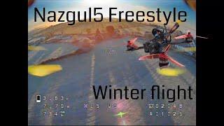 Acro FPV Freestyle snowy landscape - Nazgul5