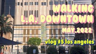 vlog#5. Walking Los angeles downtown ,L.A. 타겟 필즈커피