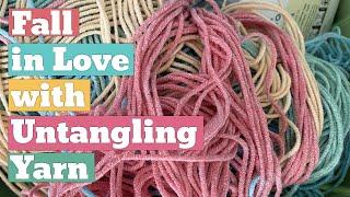 Untangle Yarn EASILY  Plus a COOL HACK 