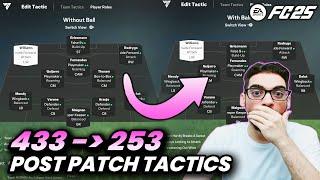 *POST PATCH* 433(4) TO 253 META FORMATION AND CUSTOM TACTICS | FC 25 ULTIMATE TEAM