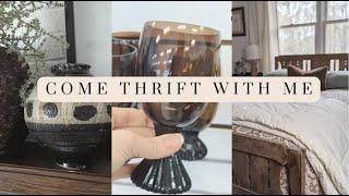 Thrift with Me || High End Home Decor on a Budget || DIY Aesthetic Home Decor