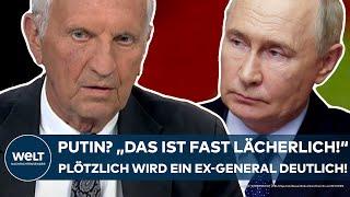 UKRAINE-KRIEG: Putin-Reaktion? "Das ist fast lächerlich" Plötzlich wird ein Ex-General sehr deutlich