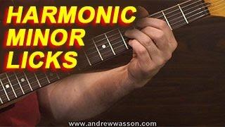 Harmonic Minor Scale Licks