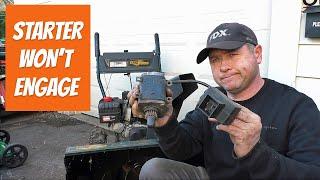 Fix Your Snowblower Electric Starter: Learn How To Replace The Gear!