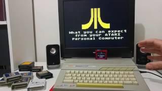 Demonstrations of the Atari XE with the Rapidus accelerator