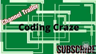 Coding Craze channel trailer