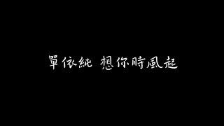 單依純 想你時風起 歌詞版（陸劇「我的人間煙火」回憶主題曲）