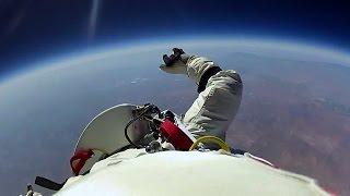 Jumping From Space! - Red Bull Space Dive - BBC