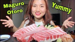 Ngất Ngây Bụng Cá Ngừ Vay Xanh Otoro Sống Chấm Tương Wasabi Ngon Xuất Sắc #223